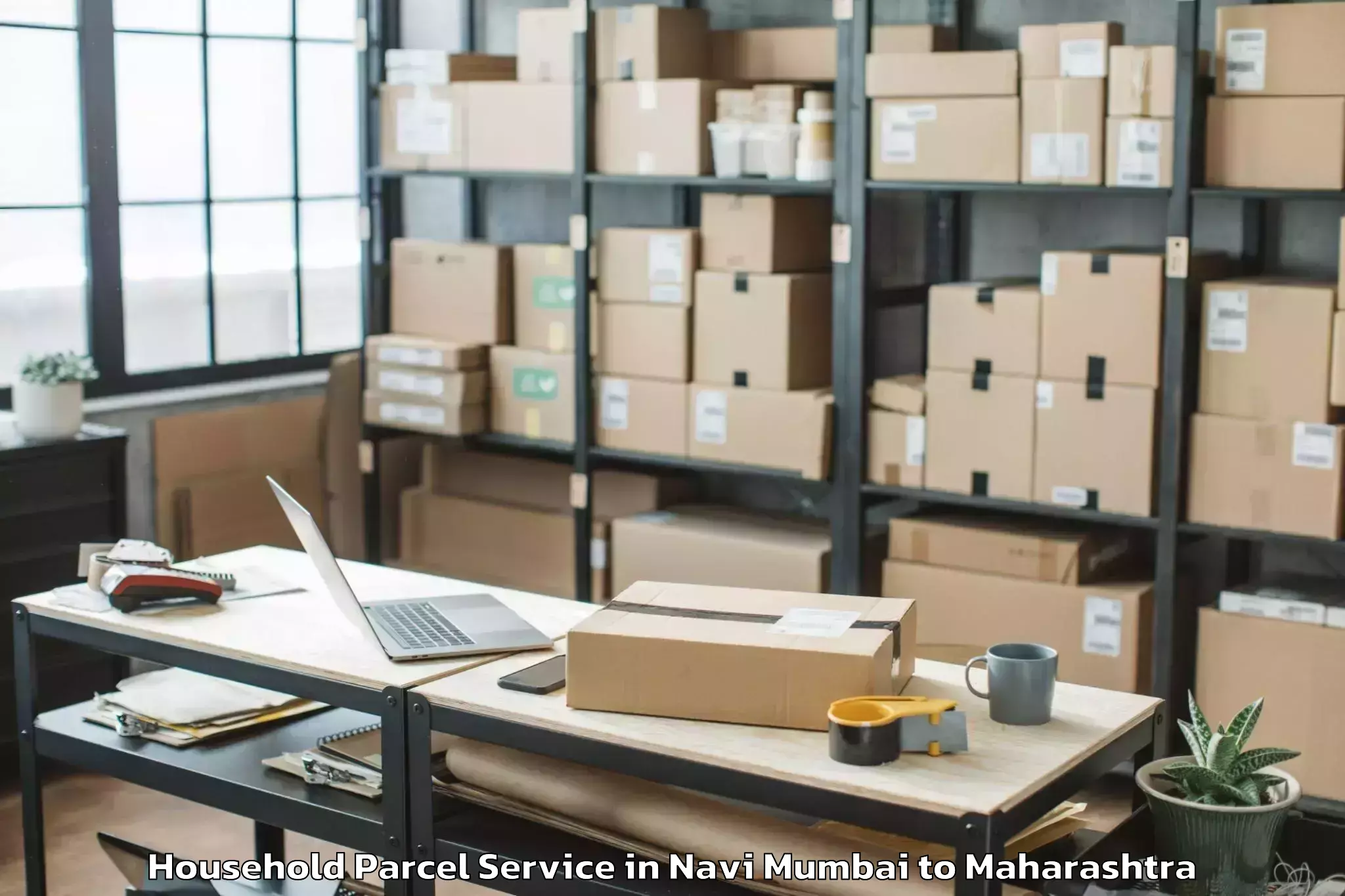 Easy Navi Mumbai to Manwat Household Parcel Booking